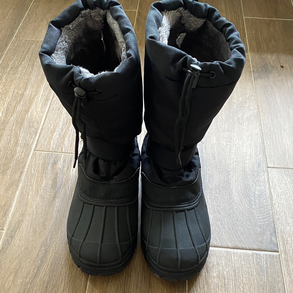 Men’s Black Winter Snow Boots